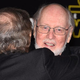 John Williams hugging Steven Spielberg.
